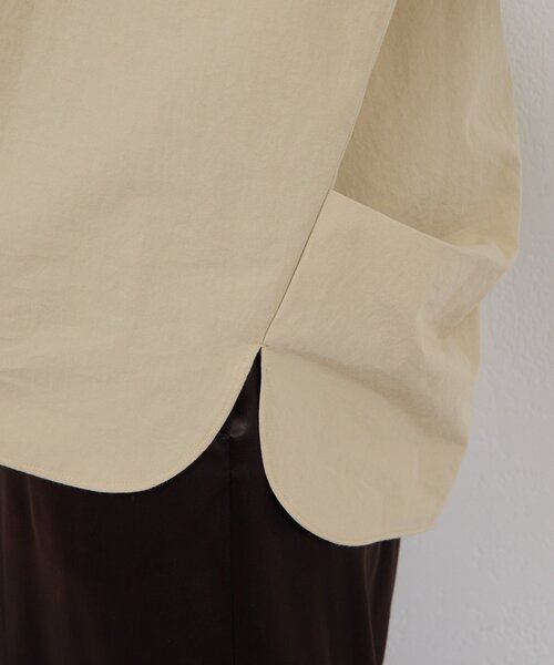 GALLARDAGALANTE（ガリャルダガランテ）の「スキッパーシャツ（シャツ/ブラウス・レディース・ベージュ/ピンク/ブラウン/オフホワイト・FREE）」の9枚目の写真