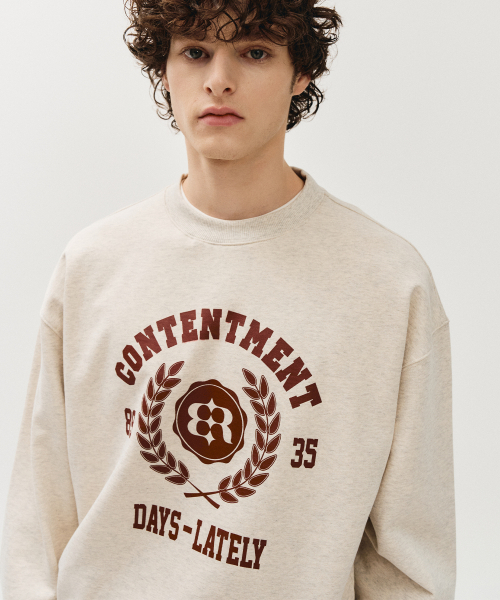 ECORR(エコル)の「ローレルロゴスウェットシャツ_オートミール(スウェット・レディース・その他・1(M)/2(L)/3(XL))」の5枚目の写真