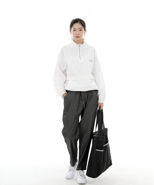 SAINTCREW(セントクルー)の「ペンタゴンポケットビッグサイズエコバッグ PP-108 ブラックデニム BRS(エコバッグ/サブバッグ・レディース・その他・フリー)」の5枚目の写真