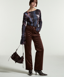 FEIHEI（フェイヘイ）の「FEI CORDUROY CARPENTER PANTS BROWN（その他パンツ・レディース）」