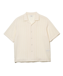 ZNO（ジーアンドオー）の「Relaxed Open Collar Cloche Shirt (Ivory)（シャツ/ブラウス）」