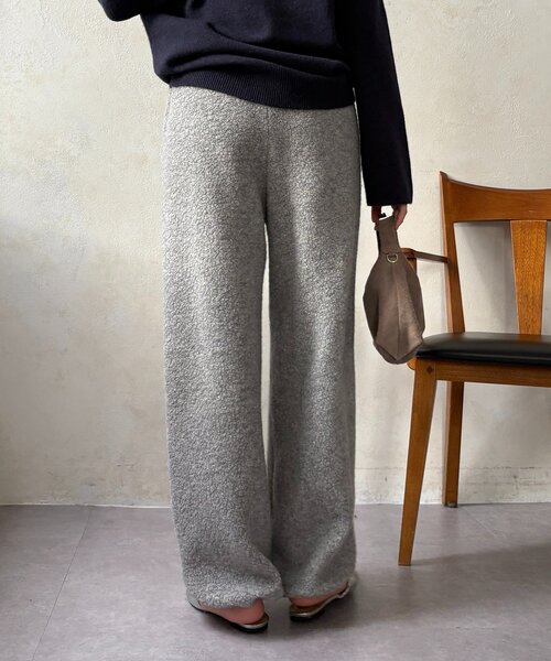 DouDou(ドゥドゥ)の「ボアパンツ(その他パンツ・レディース・オフホワイト/ライトグレー・FREE)」の13枚目の写真