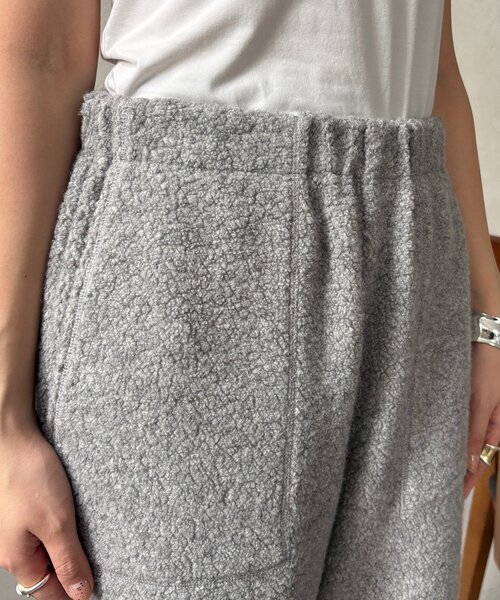 DouDou(ドゥドゥ)の「ボアパンツ(その他パンツ・レディース・オフホワイト/ライトグレー・FREE)」の17枚目の写真