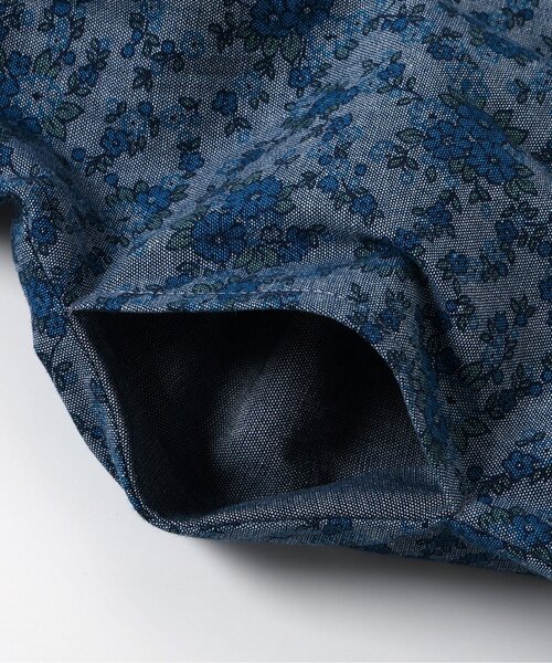 Boribon（ボリボン）の「プチフルールスモッキングジャンスカ（ジャンパースカート・キッズ・レッド/ブルー・100/90/80/120/110）」の11枚目の写真