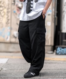 【SIDEWAYSTANCE】ポリワッシャーワイドカーゴパンツ