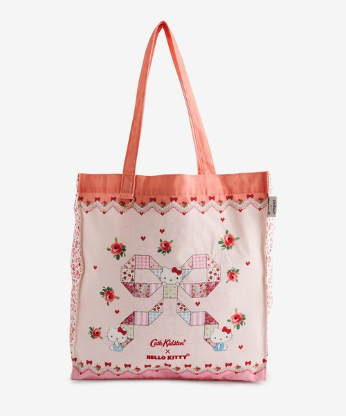 Cath Kidston(キャスキッドソン)の「Cath Kidston × Hello Kitty スクエアトートバッグ(ショルダーバッグ・レディース・ピンク・FREE)」の9枚目の写真