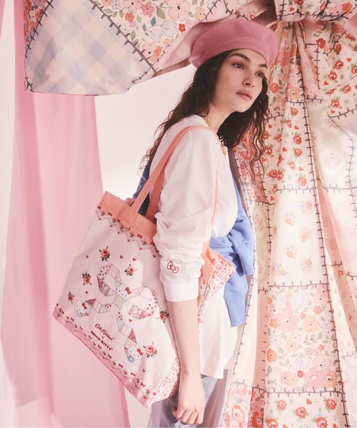 Cath Kidston(キャスキッドソン)の「Cath Kidston × Hello Kitty スクエアトートバッグ(ショルダーバッグ・レディース・ピンク・FREE)」の7枚目の写真