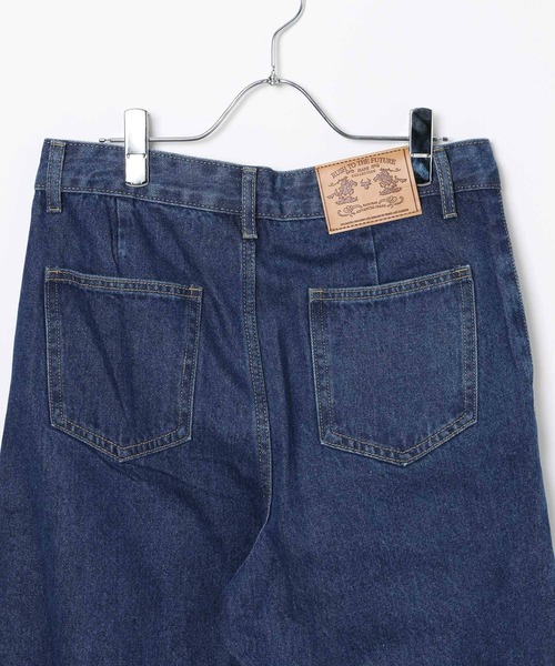 LAND MUSEUM（ランドミュージアム）の「LAND MUSEUM／フロントタックデニム（デニムパンツ・メンズ・ブルー・LARGE/MEDIUM）」の6枚目の写真