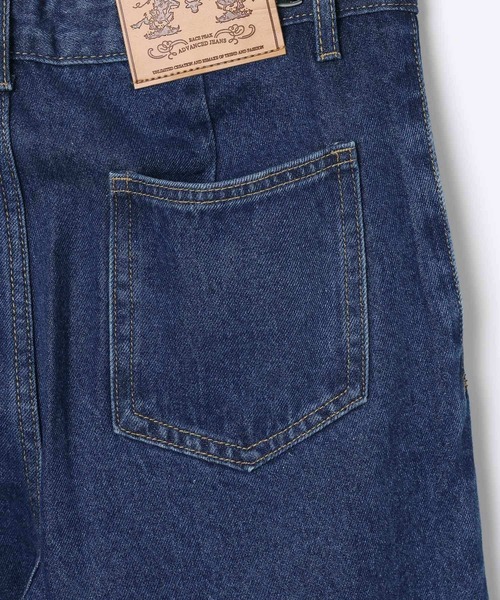 LAND MUSEUM（ランドミュージアム）の「LAND MUSEUM／フロントタックデニム（デニムパンツ・メンズ・ブルー・LARGE/MEDIUM）」の7枚目の写真