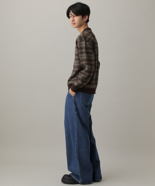 LAND MUSEUM（ランドミュージアム）の「LAND MUSEUM／フロントタックデニム（デニムパンツ・メンズ・ブルー・LARGE/MEDIUM）」の14枚目の写真