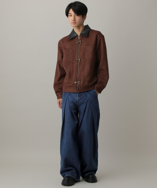 LAND MUSEUM（ランドミュージアム）の「LAND MUSEUM／フロントタックデニム（デニムパンツ・メンズ・ブルー・LARGE/MEDIUM）」の9枚目の写真