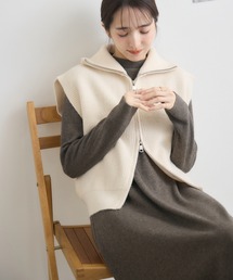 【RU.TI.LE】ジップニットベスト