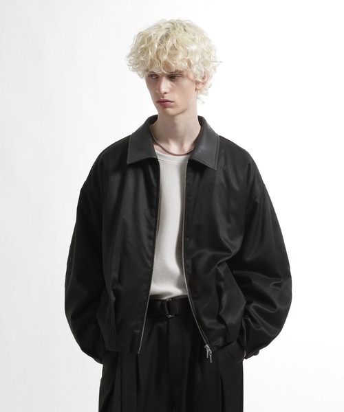 HARE（ハレ）の「【SET UP対応】ウールライクコクーンブルゾン（ブルゾン・メンズ・ブルー/グレー/ブラック・MEDIUM/SMALL）」の13枚目の写真