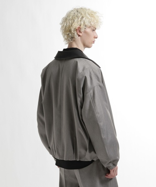 HARE（ハレ）の「【SET UP対応】ウールライクコクーンブルゾン（ブルゾン・メンズ・ブルー/グレー/ブラック・MEDIUM/SMALL）」の19枚目の写真