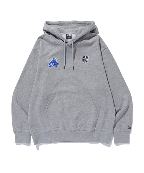 XLARGE(エクストララージ)の「XLARGE×NEW ERA×NFL PULLOVER HOODED SWEAT SHIRT(パーカー・メンズ・アッシュ/ブラック・XL/L/M/S)」の9枚目の写真