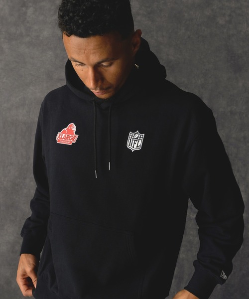 XLARGE×NEW ERA×NFL PULLOVER HOODED SWEAT SHIRT