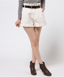 one after another NICE CLAUP | 【ナイスクラップ】ベルト付きショートパンツ(その他パンツ)