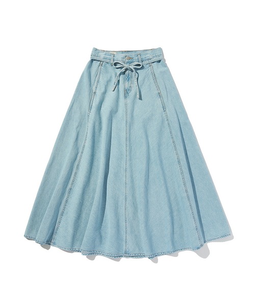 Levi's(リーバイス)の「Levi's/リーバイス XL スカート ライトインディゴ(デニムスカート・レディース・ライトインディゴブルー・28inch/27inch/26inch/25inch/24inch/23inch)」の8枚目の写真