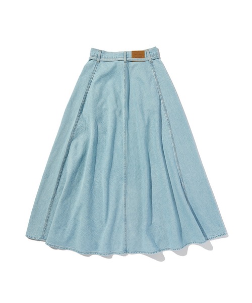 Levi's(リーバイス)の「Levi's/リーバイス XL スカート ライトインディゴ(デニムスカート・レディース・ライトインディゴブルー・28inch/27inch/26inch/25inch/24inch/23inch)」の9枚目の写真