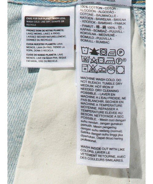 Levi's(リーバイス)の「Levi's/リーバイス XL スカート ライトインディゴ(デニムスカート・レディース・ライトインディゴブルー・28inch/27inch/26inch/25inch/24inch/23inch)」の4枚目の写真