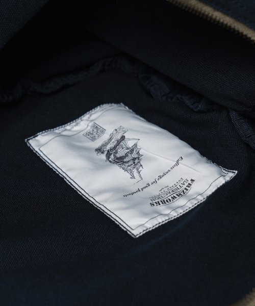 FRIZMWORKS（フリズムワークス）の「HEAVY CANVAS SHOULDER BAG _ NAVY（ショルダーバッグ・メンズ・その他・ONE SIZE）」の8枚目の写真