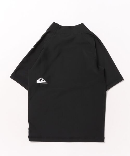 Quiksilver（クイックシルバー）の「QUIKSILVER/クイックシルバー QUIKSILVER キッズ ALL TIME SR YOUTH ラッシュガード 【2026年春夏モデル】 KLY261003（ラッシュガード・キッズ・ブラック/ライトグリーン/ホワイト×ブラック・120cm/130cm/140cm/150cm/160cm）」の4枚目の写真