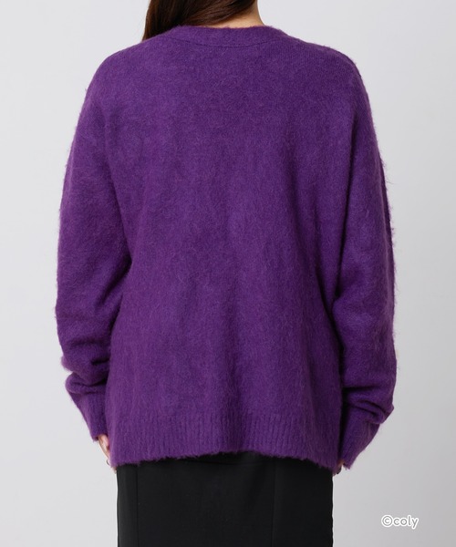 ブレイクマイケース×ZOZOTOWN モヘアシャギーニットカーディガン（立科