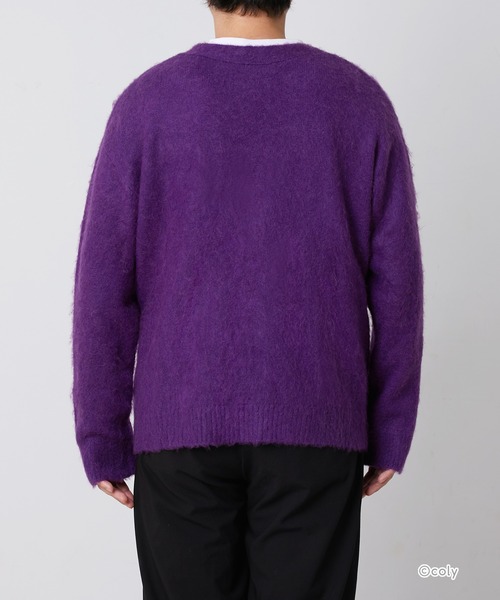 ブレイクマイケース×ZOZOTOWN モヘアシャギーニットカーディガン（立科