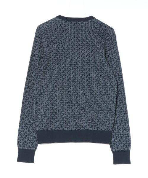 MICHAEL KORS(マイケルコース)の「MICRO MKロゴ クルーネック セーター(ニット/セーター・メンズ・ブルー系・XS/S/M/L/XL)」の2枚目の写真