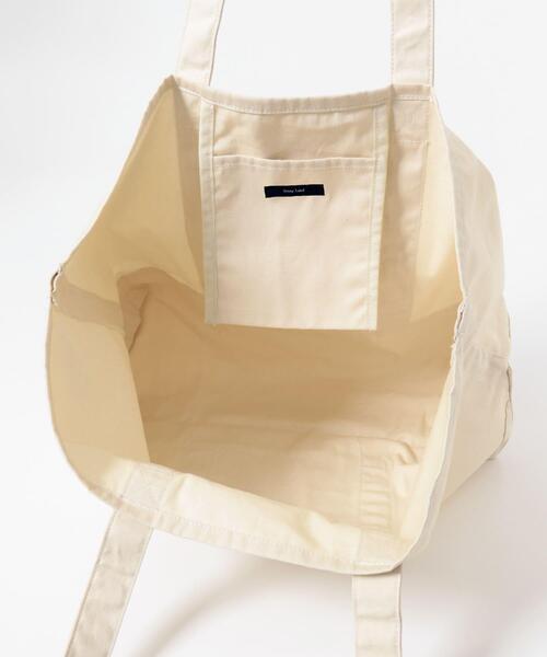 URBAN RESEARCH Sonny Label(アーバンリサーチサニーレーベル)の「WEEKEND GETAWAY TOTEBAG(トートバッグ・レディース・ブラウン/ネイビー/オフホワイト・ONE)」の15枚目の写真