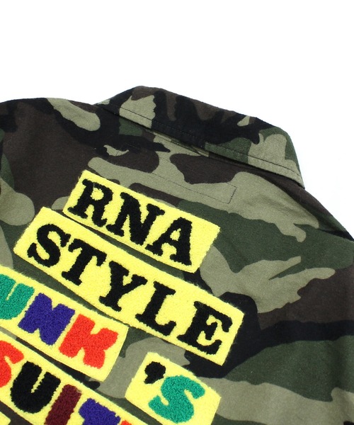 RNA（アールエヌエー）の「J2187 パイル刺繍シャツジャケット（その他アウター・レディース・カモフラージュ/レオパード・MEDIUM）」の16枚目の写真