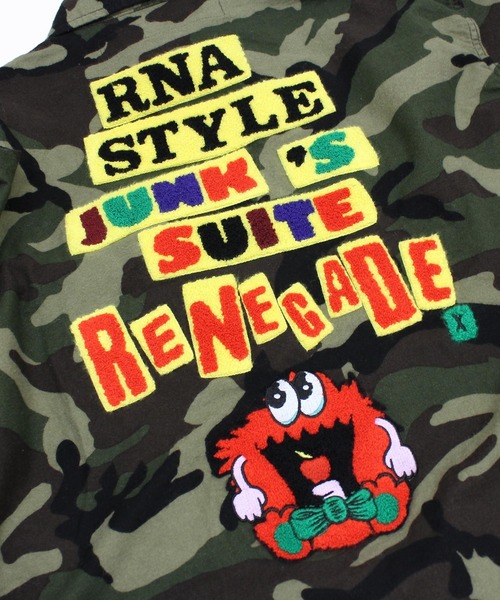 RNA（アールエヌエー）の「J2187 パイル刺繍シャツジャケット（その他アウター・レディース・カモフラージュ/レオパード・MEDIUM）」の17枚目の写真