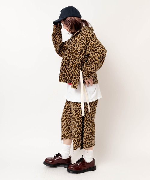 RNA（アールエヌエー）の「J2187 パイル刺繍シャツジャケット（その他アウター・レディース・カモフラージュ/レオパード・MEDIUM）」の12枚目の写真