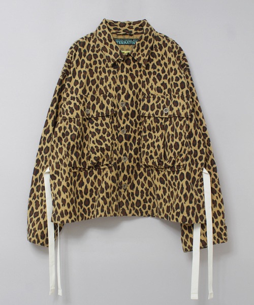 RNA（アールエヌエー）の「J2187 パイル刺繍シャツジャケット（その他アウター・レディース・カモフラージュ/レオパード・MEDIUM）」の6枚目の写真