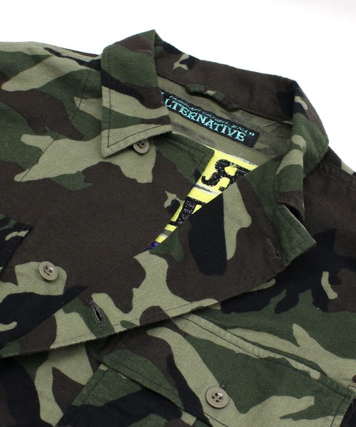 RNA（アールエヌエー）の「J2187 パイル刺繍シャツジャケット（その他アウター・レディース・カモフラージュ/レオパード・MEDIUM）」の15枚目の写真