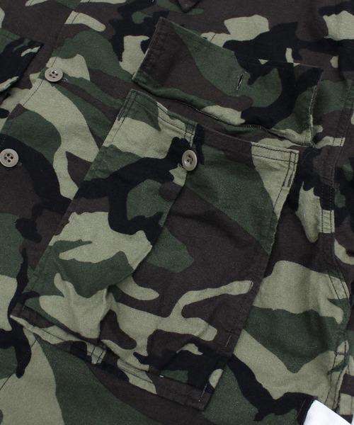 RNA（アールエヌエー）の「J2187 パイル刺繍シャツジャケット（その他アウター・レディース・カモフラージュ/レオパード・MEDIUM）」の18枚目の写真