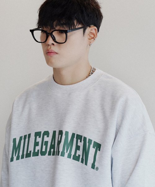 THE MILE（ザマイル）の「MILE GARMENTS  SWEAT MTM [OATMEAL]（スウェット・メンズ・その他・L/M/S/XL）」の2枚目の写真