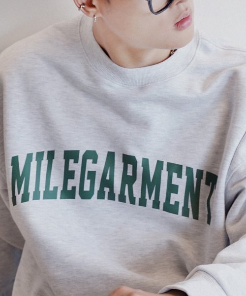 THE MILE（ザマイル）の「MILE GARMENTS  SWEAT MTM [OATMEAL]（スウェット・メンズ・その他・L/M/S/XL）」の12枚目の写真