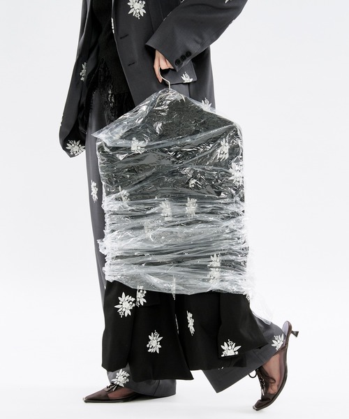 Ezick(エジック)の「Embroidery straight pants ハイウエスト刺繍パンツ【ベルト付】(スラックス・レディース・ブラック/グレー・FREE)」の22枚目の写真