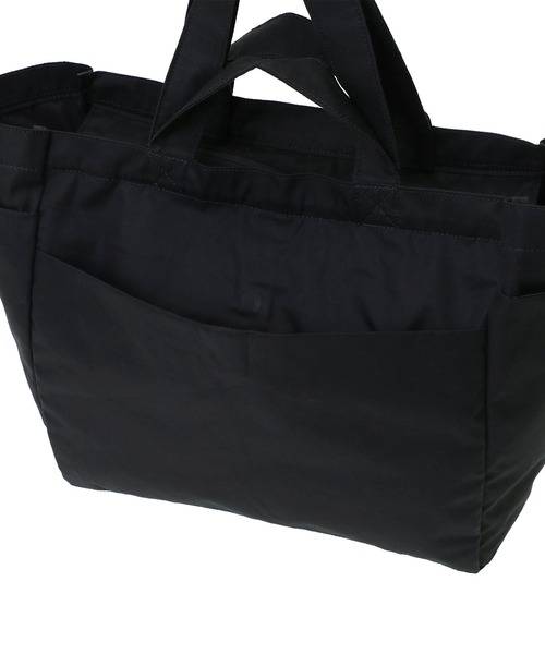 Manhattan Portage（マンハッタンポーテージ）の「THOMAS PAINE TOTE BAG COMBED COTTON GABARDINE DPL（トートバッグ・レディース・ブラック・LARGE）」の9枚目の写真