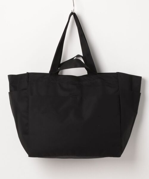 Manhattan Portage（マンハッタンポーテージ）の「THOMAS PAINE TOTE BAG COMBED COTTON GABARDINE DPL（トートバッグ・レディース・ブラック・LARGE）」の19枚目の写真