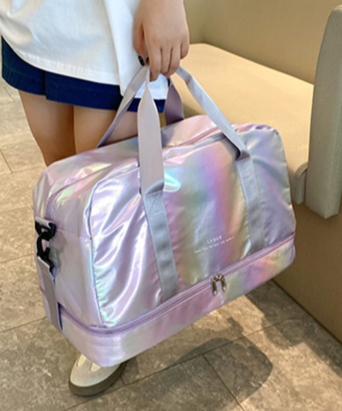 VIBGYOR(ヴィブジョー)の「oshipic/推し活 オーロラ 推し色 ウォレット トラベルバッグ S9217(ボストンバッグ・レディース・パープル/グリーン/ホワイト/ブルー/ブラック/イエロー・FREE)」の20枚目の写真