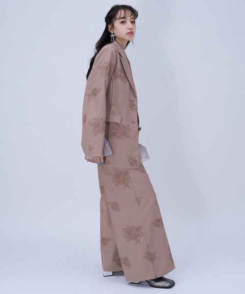 HARE（ハレ）の「Flowerシシュウワイドパンツ(HARE)（その他パンツ・レディース・ライトブルー/ピンク/ブラック・FREE）」の20枚目の写真