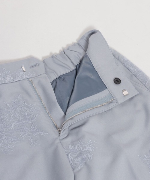 HARE（ハレ）の「Flowerシシュウワイドパンツ(HARE)（その他パンツ・レディース・ライトブルー/ピンク/ブラック・FREE）」の10枚目の写真