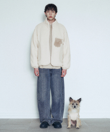 INSILENCE（インサイロンス）の「[MERLOT] Paneled Fleece Jacket IVORY（その他アウター）」