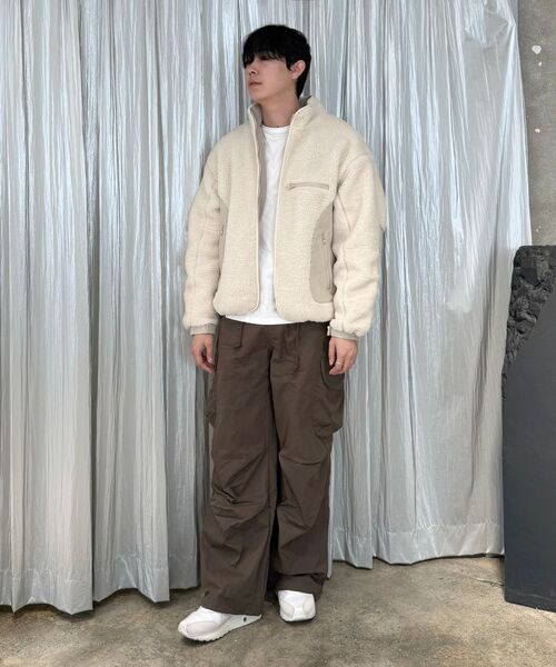 INSILENCE（インサイロンス）の「[MERLOT] Paneled Fleece Jacket IVORY（その他アウター・レディース・その他・S/L/M）」の14枚目の写真