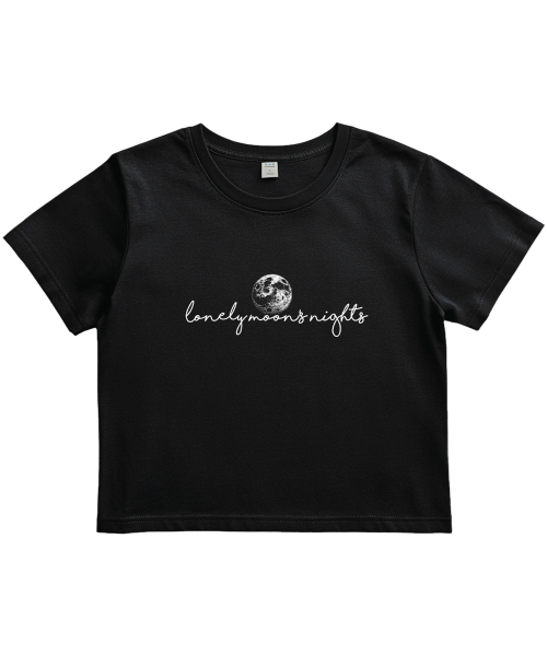 ONEHUNDREDPERCENT FOR WOMAN（ワンハンドレッドパーセントフォーウーマン）の「OHPxAIDAEVEムーンズナイトウーマンクロップ半袖（Tシャツ/カットソー・レディース・その他・S/M）」の4枚目の写真