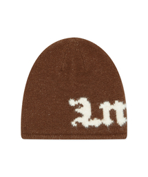 LMC | GOTHIC NAME KNIT BEANIE brown(ニットキャップ/ビーニー)