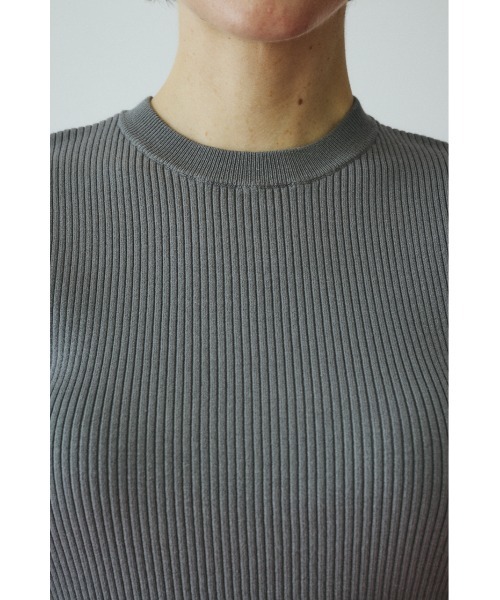 HeRIN.CYE（ヘリンドットサイ）の「Flare sleeve knit tops　　フレアスリーブニットトップス（ニット/セーター・レディース・レッド/ネイビー/グレー・FREE）」の12枚目の写真