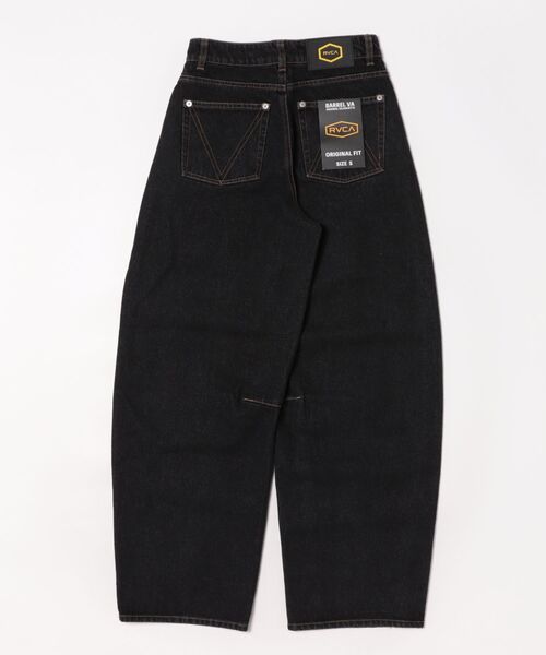 RVCA(ルーカ)の「RVCA/ルーカ RECESSION DENIM PANTS BG043701(その他パンツ・レディース・ブラック/ライトインディゴブルー・M/S)」の3枚目の写真
